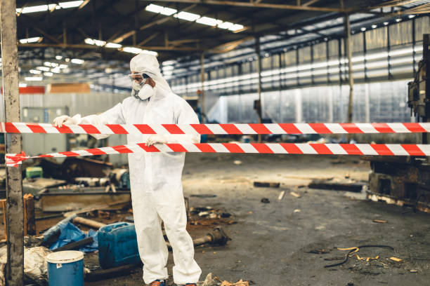 Professional Hoarding Cleanup technician working in Burtonsville, MD